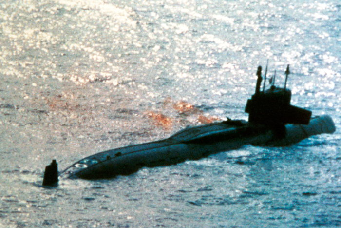 Советская подводная лодка К-219 1986 год