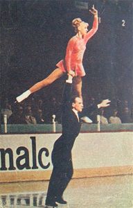 Советские фигуристы Людмила Белоусова и Олег Протопопов, 1979 год