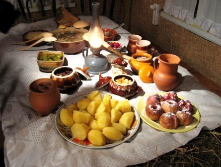 Сочельник, вечерняя трапеза