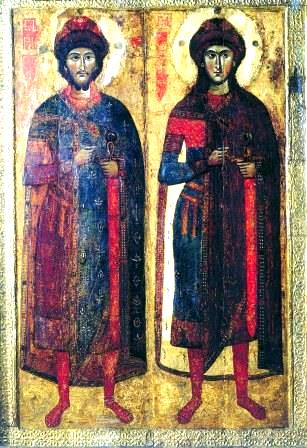 Чудотворная икона Борис и Глеб