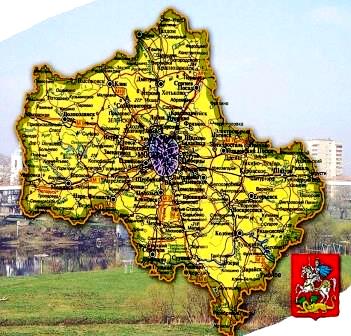 Карта Московской области