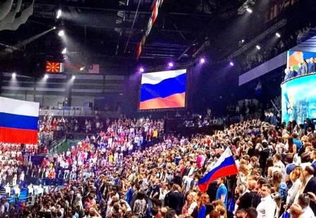 Открытие ЧМ по водным видам спорта-2015
