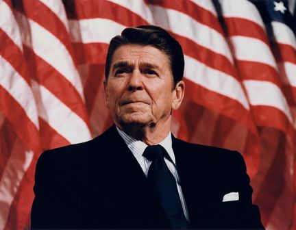 Президент США Роналд Рейган, 1980 год